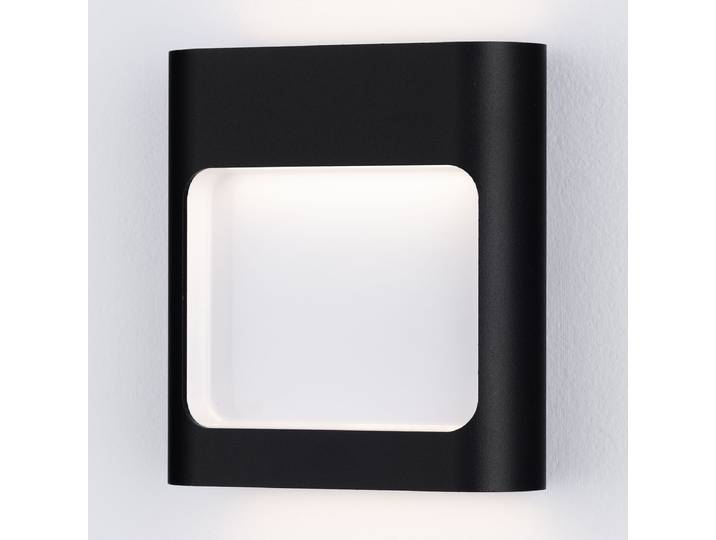 Applique LED 13 x 14 x 4cm Noir/Noir