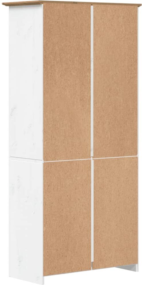 vidaXL Bibliothèque BODO marron 82x40x173 cm bois pin massif 5 niveaux
