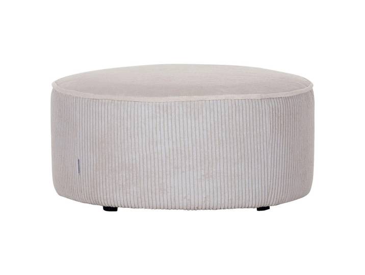 Carryhome Hocker, Natur, Kunststoff, rund, 38 cm, Stoffauswahl, Wohnzimmer, Hocker, Sitzhocker