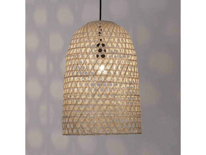 Suspension Aurora type A Ø 30cm Beige/Crème Câble ABS, douille ABS, baldaquin aluminium, boîtier luminaire aluminium Ampoule