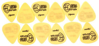 dAndrea Delrex Standard Pick Set 0,73 Gelb