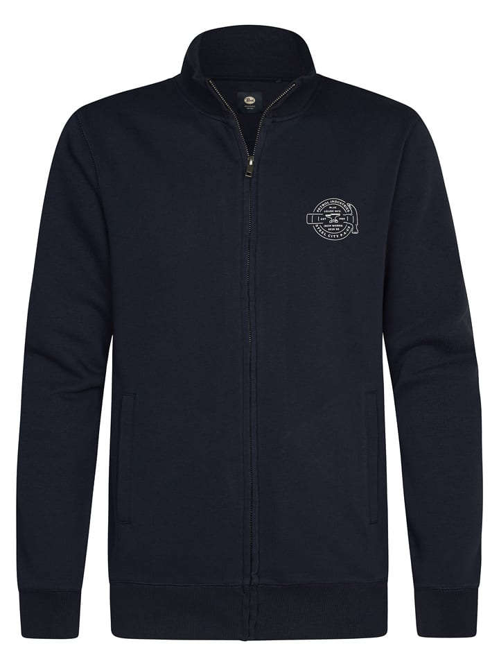 Petrol Industries Sweatjacke in Dunkelblau - M