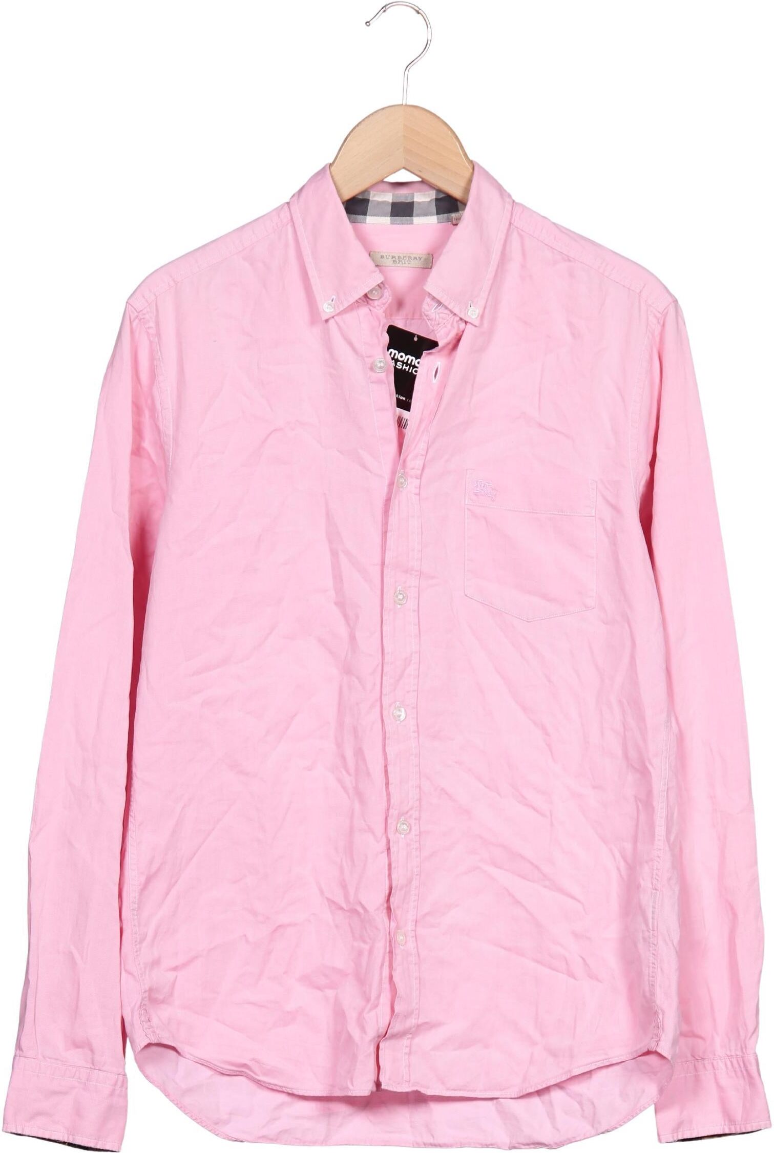 Burberry Herren Hemd, Pink, Gr. M, Baumwolle - Second Hand
