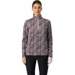 Daily Sports Layer Print Peached Half Neck, braun/creme