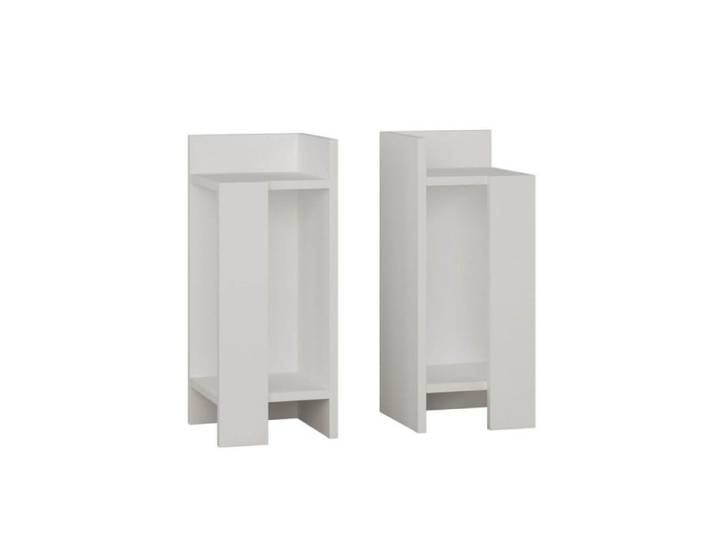 VANITA Table de chevet blanc