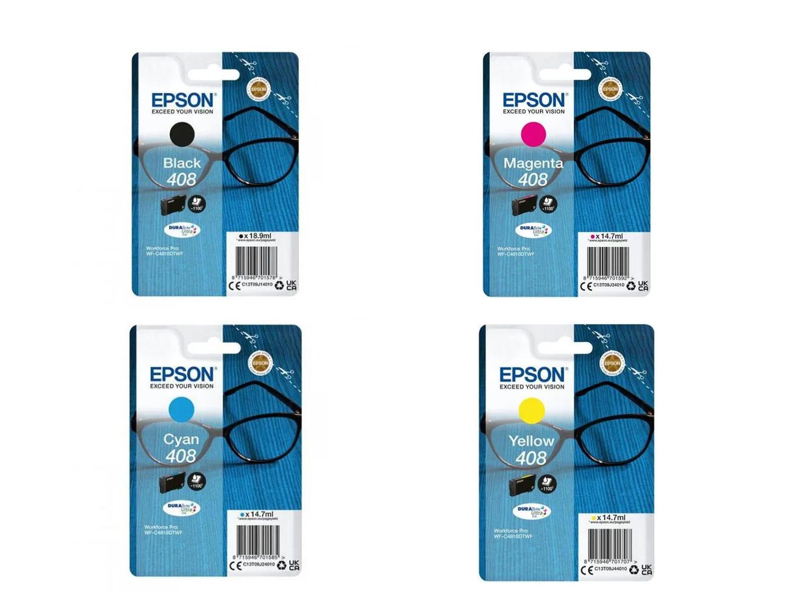 Epson Original 408 Druckerpatronen - 4er Multipack OPC13T09J14010set