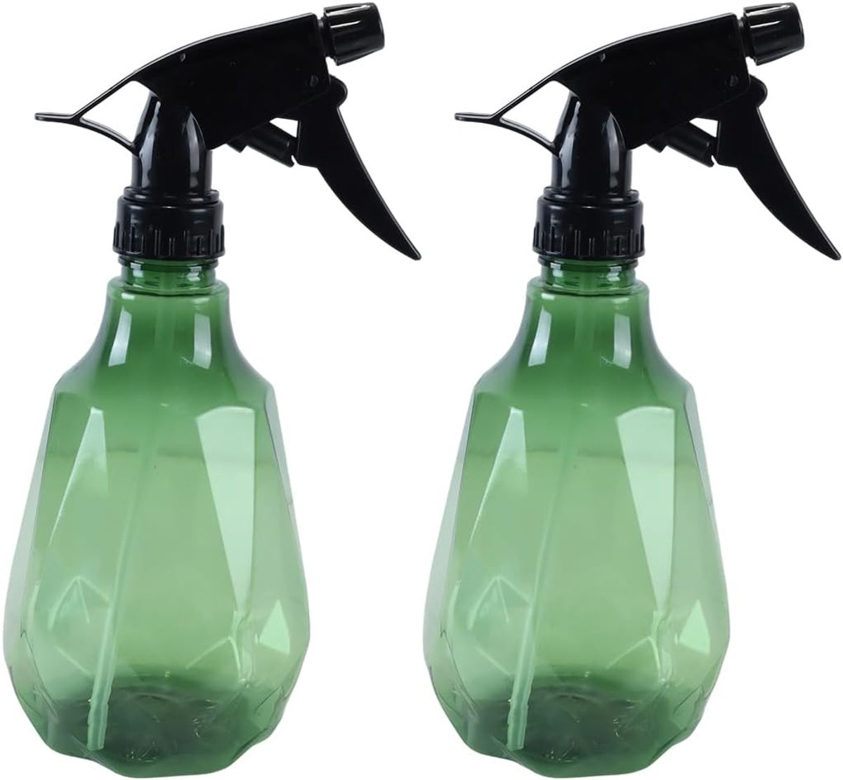 Groene herbruikbare plastic verstuiver voor haarspray, tuinplanten en haarverzorging