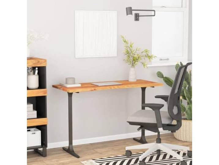 HEFZGDB Massivholz Schreibtischplatte Akazie 110x60x2,5 cm Rechteckig Ergonomische Tischplatte aus robustem Akazienholz für Büro und Homeoffice Arbeitsplatz mit glatter Oberfläche