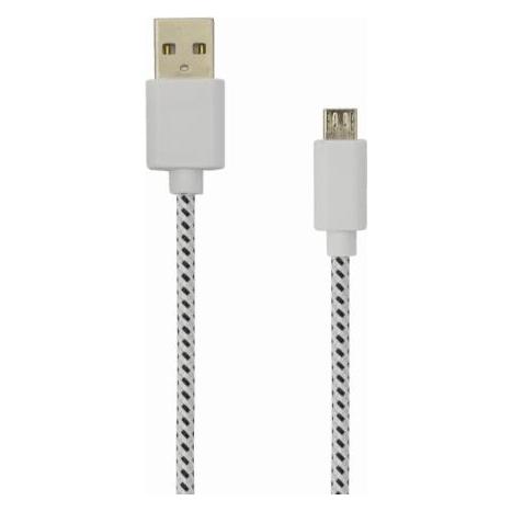 Sbox USB-1031W USB->Micro USB 1M white (1 m, USB 2.0) (USB-1031W)