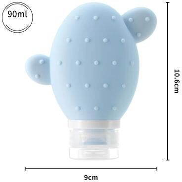 Inspired Finds Silicone Leakproof Travel Bottles For Shampoo Lotion And Body Wash blue