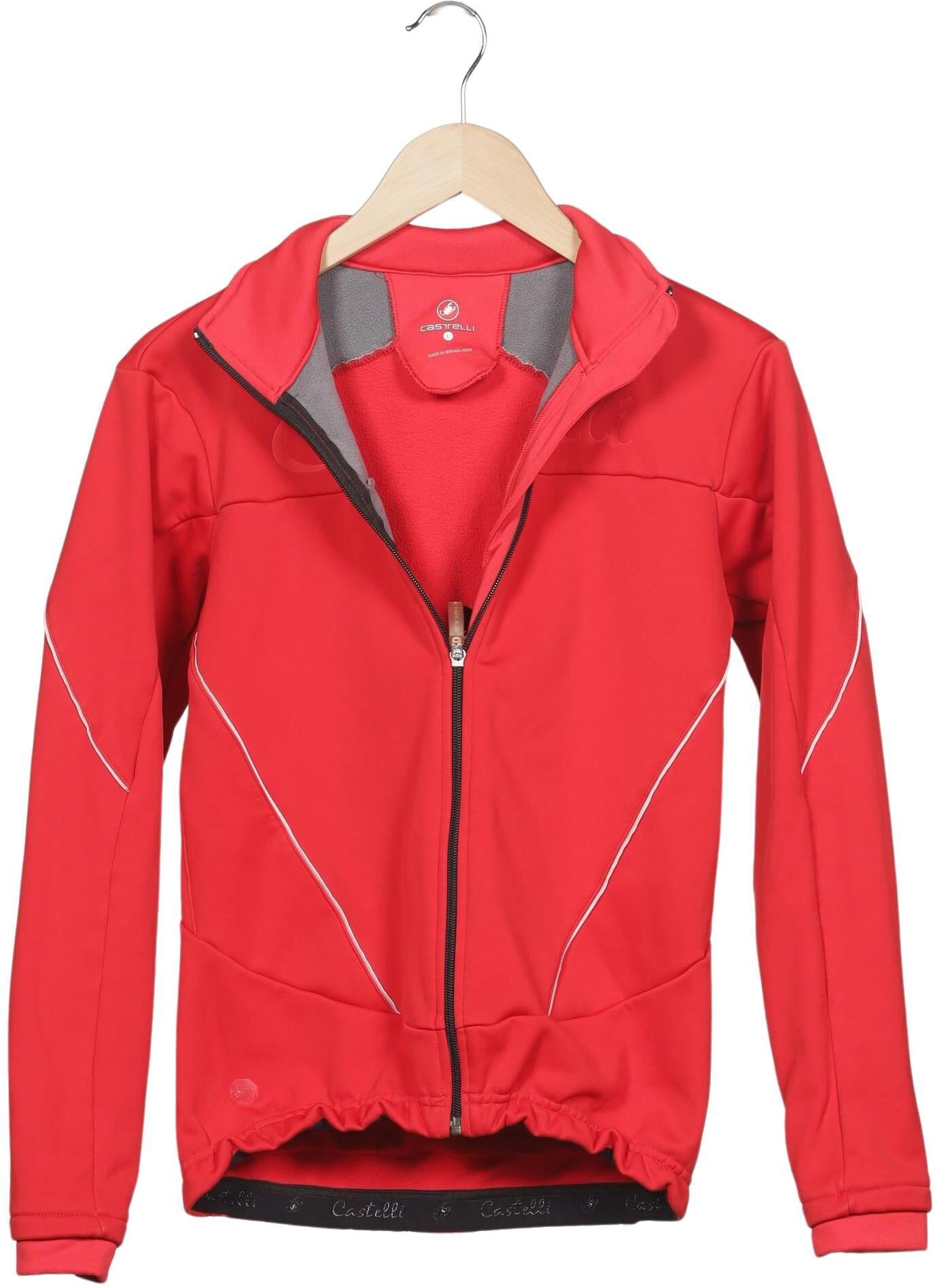 Castelli Cycling Damen Jacke, Rot, Gr. L, Elasthan / Synthetik - Second Hand