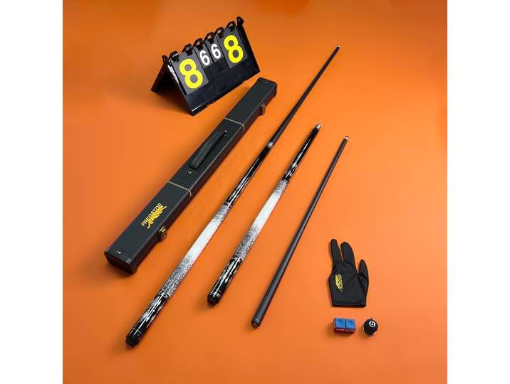 Bâton de queue de billard en Fiber de carbone, enveloppe en cuir, technologie professionnelle en carbone, bâton de queue de billard en carbone de haute qualité, billard de 13mm