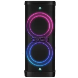 Sven Głośnik PS-1250 głośnik przenośny czarny 300W Bluetooth TWS FM USB microSD IPX4 (30 h), Bluetooth Lautsprecher, Schwarz