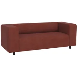 2-SITZER-SOFA Tove Terrakotta Cord