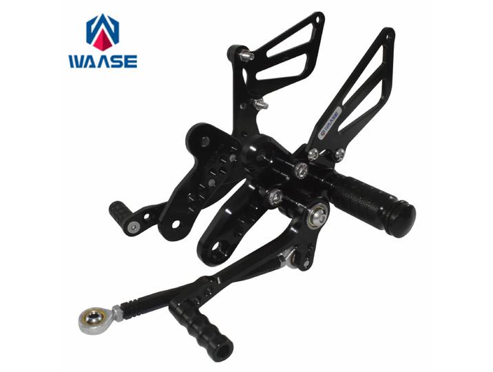 WAASE repose-pieds réglables pour pilote arrière, pour SUZUKI Hayabusa GSXR GSX-R 1300 GSX1300R 1999-2007 2008-2020