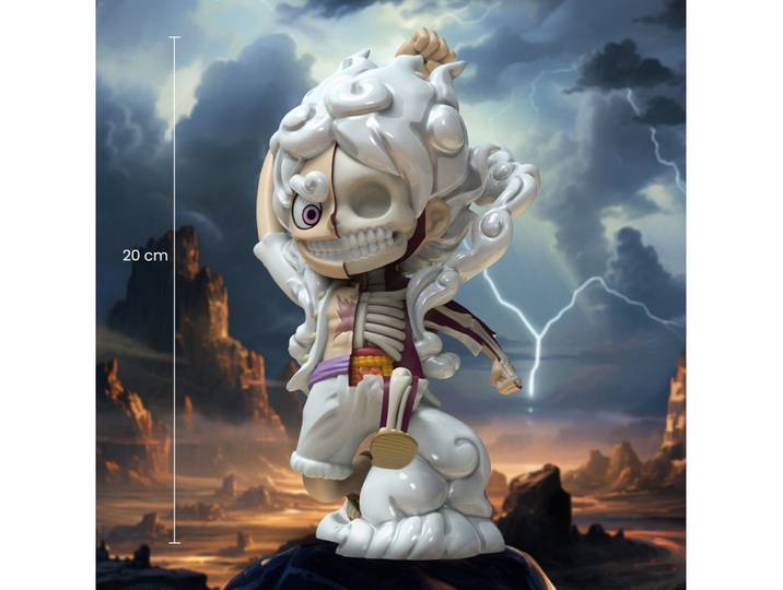 Mighty Jaxx Sammelfigur One Piece XXRAY PLUS Figur – Luffy Gear 5 Edition (23 cm)