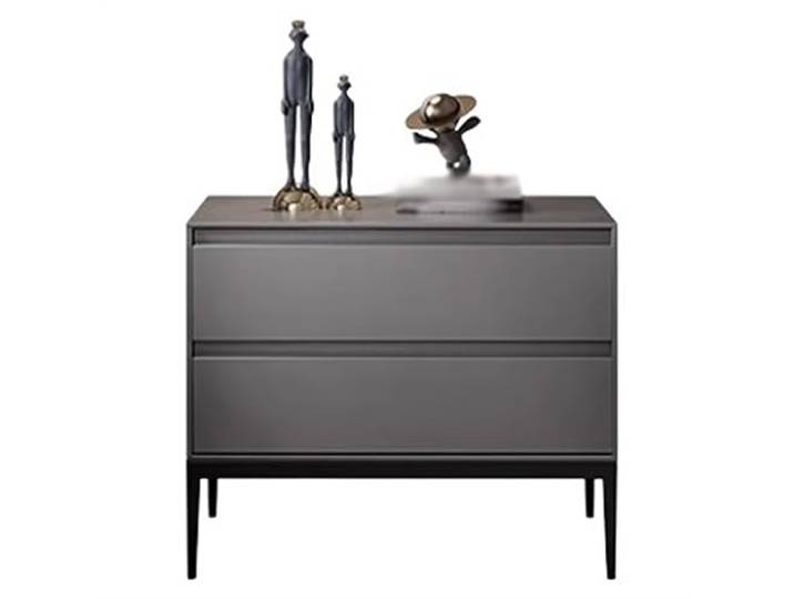 YANG11FAN Vielseitig Nachttisch Schlafzimmer Aufbewahrungsorganisator, Sideboard-Möbel(Light Gray,Klein)