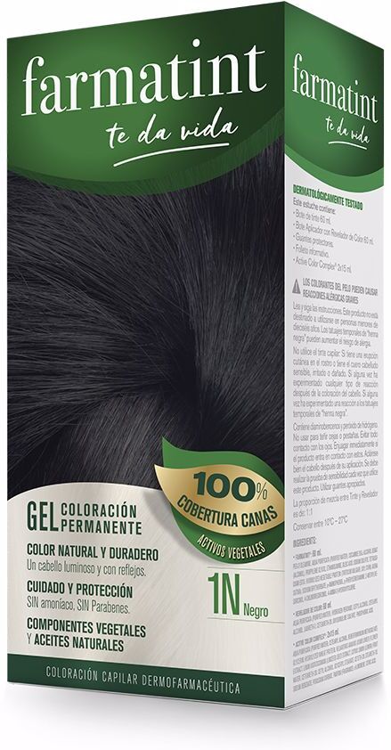 Farmatint Gel cor permanente #1n-preto