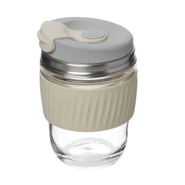 Dille & Kamille Koffiebeker to go, hittebestendig glas, 340 ml