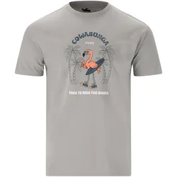 Cruz Ankara Printed T-Shirt Herren 1037 - quarry L