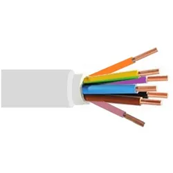 NEUT Mantelleitung farbige Adern Eca NYM-JB 7x1,5 RG100m grau