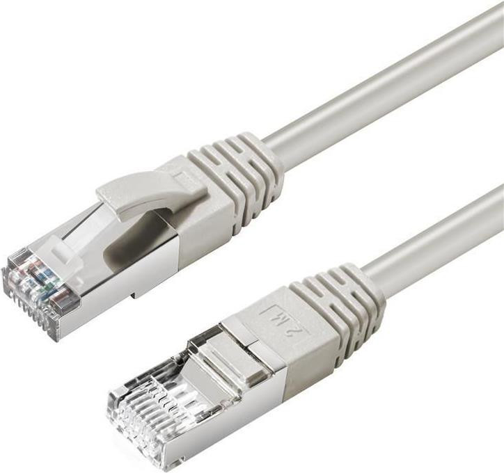 Microconnect MC-SFTP6A25 Cat6a S/FTP Netwerkkabel met RJ-45, 25 meter, grijs