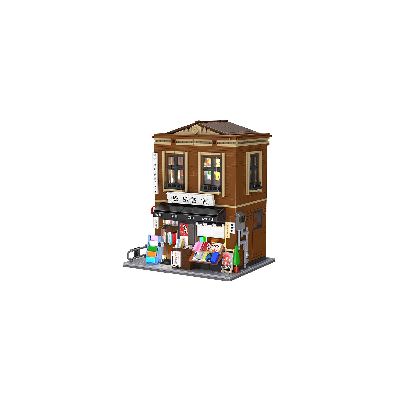 JAMARA-402942 CaDA Japanischer Buchladen 1:30 Bricks