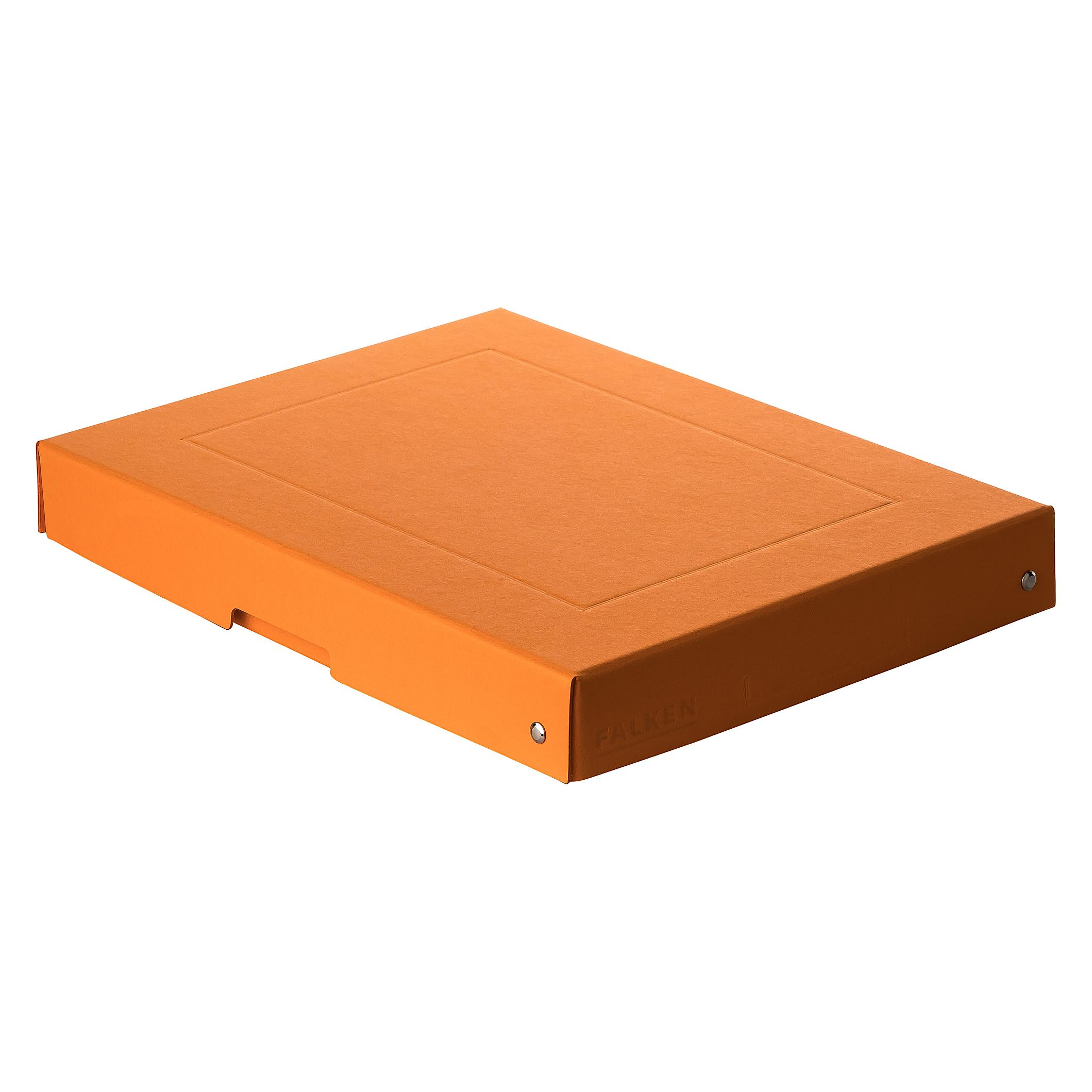 Falken PURE Box Pastell A4 40 mm Füllhöhe orange (A4) (22001832)