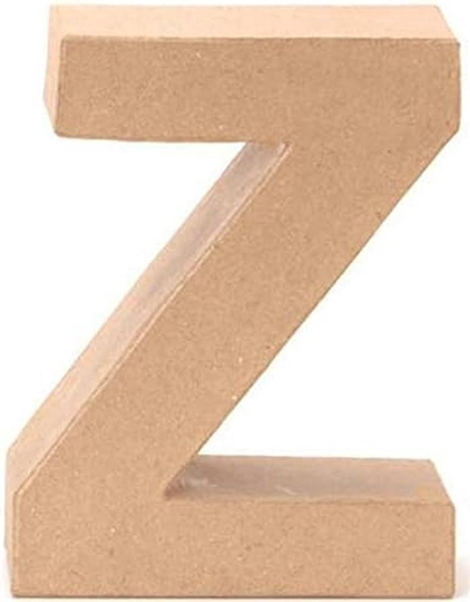 Zelfstandige decoratieve kartonnen letter voor huisdecoratie, 175 x 55 cm, natuurlijk karton