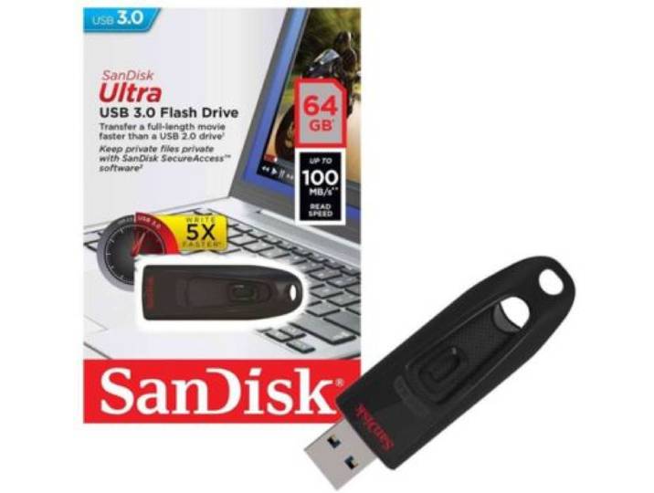 Sandisk - Clé Usb Ultra 64gb 3.0