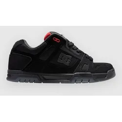 DC Stag Skateschuhe black / grey / red Gr. 5.0