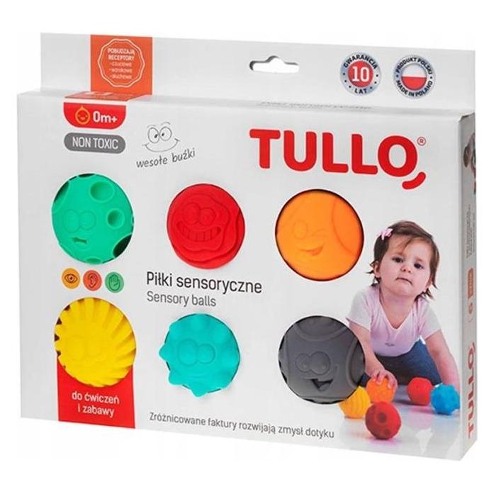 Tullo Bälle für sensorische Entwicklung, Gesichter, 6 Stk., 462 (33325751)