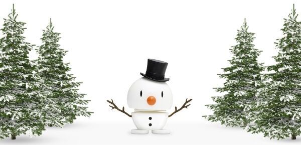 Hoptimist Snowman, Hvid, S