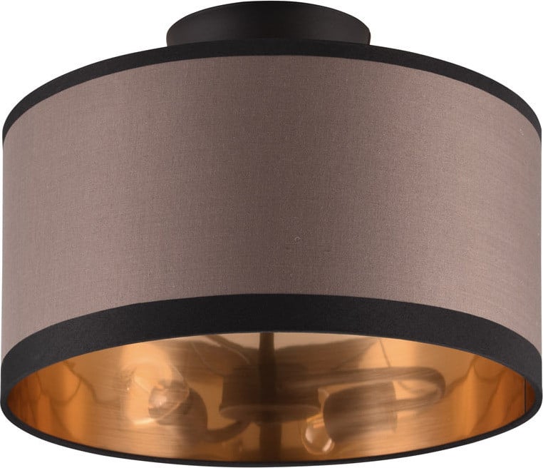 Trio Plafondlamp Davos Taupe LED