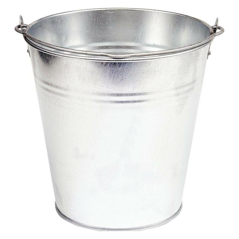 Vorel Zinkeimer Deko Eimer 5 - 15 Liter (27 x 23 cm) (89561)