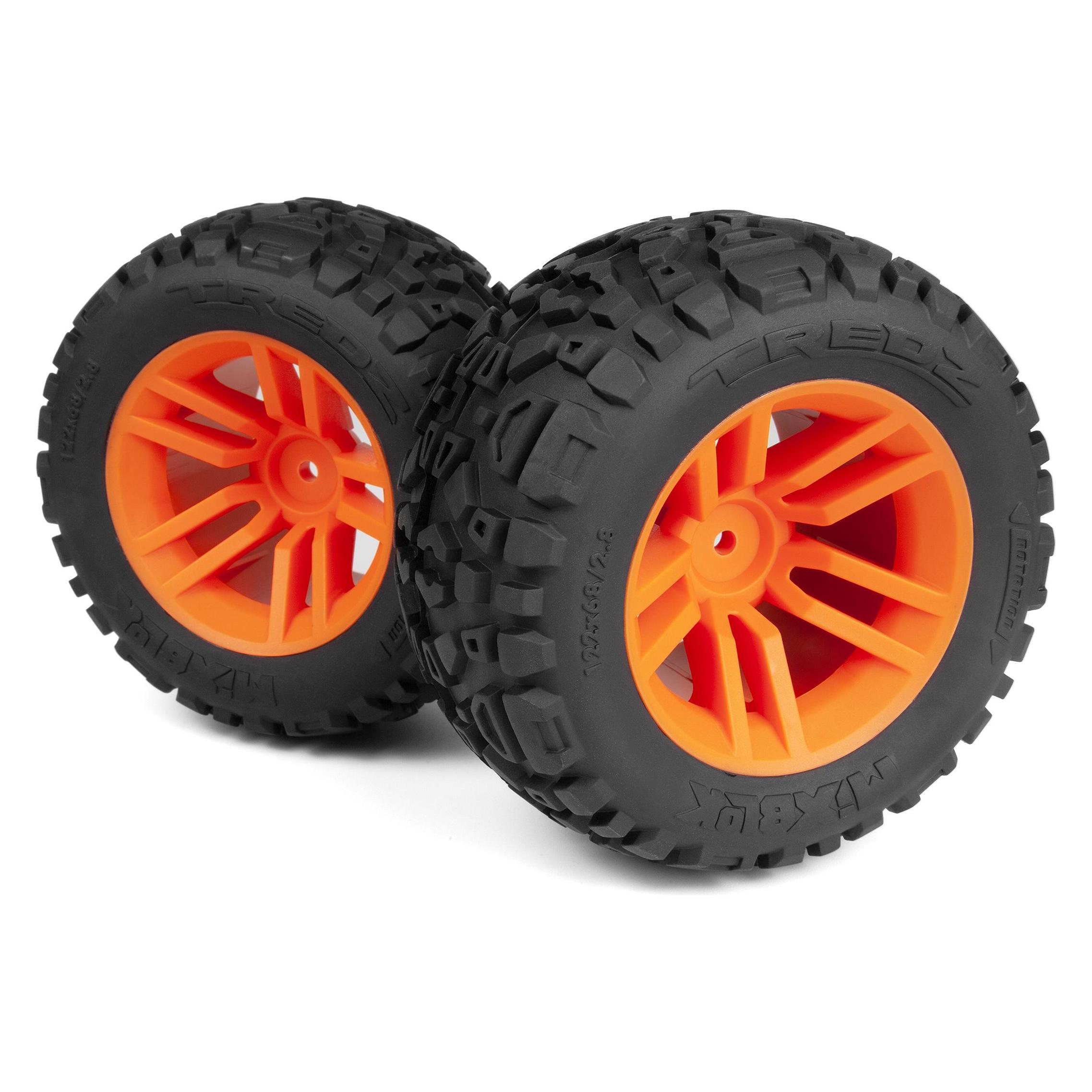 Maverick Montierter MixBlok-Reifen auf XT-Rad (Orange/2 Stück) (MV150684)