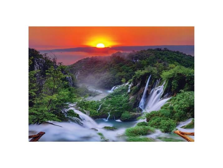 FOTOTAPETE Wasserfall 3D Natur 300x210