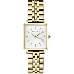 Rosefield QMWSG-Q021 Damenuhr Quarz Boxy XS Goldfarben