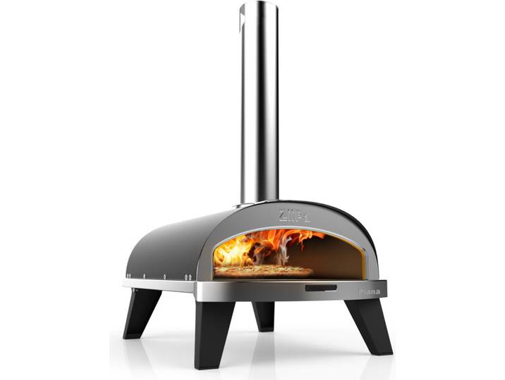 Pizzaofen ZiiPa dunkelgrau Edelstahl B 40 T 76 cm