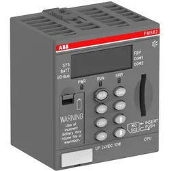 ABB PM582-XC:AC500,Progr.Steuerung 512kB,24VDC 2xRS232/485,FBP,SD-Karte Slot,LCD Disp. 1SAP340200R0201 PM582XC