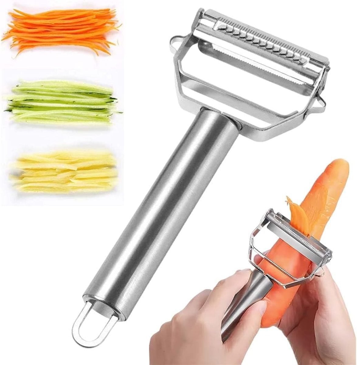 Multi-functionele Spiral Cutter en Rasp voor Groenten en Fruit in de Keuken - Ideaal voor Salades en Gezonde Maaltijden