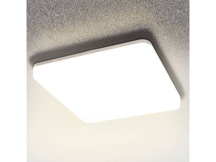 Heitronic LED-Deckenleuchte Pronto, eckig, 33 x cm Pronto, weiß / opal, Kunststoff, Modern, LED Deckenleuchten