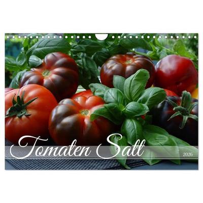 Tomaten Satt (Wandkalender 2026 DIN A4 quer), CALVENDO Monatskalender
