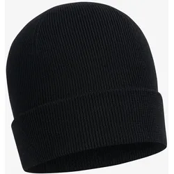 Tom Fyfe Merino Unisex Strickmütze Schwarz