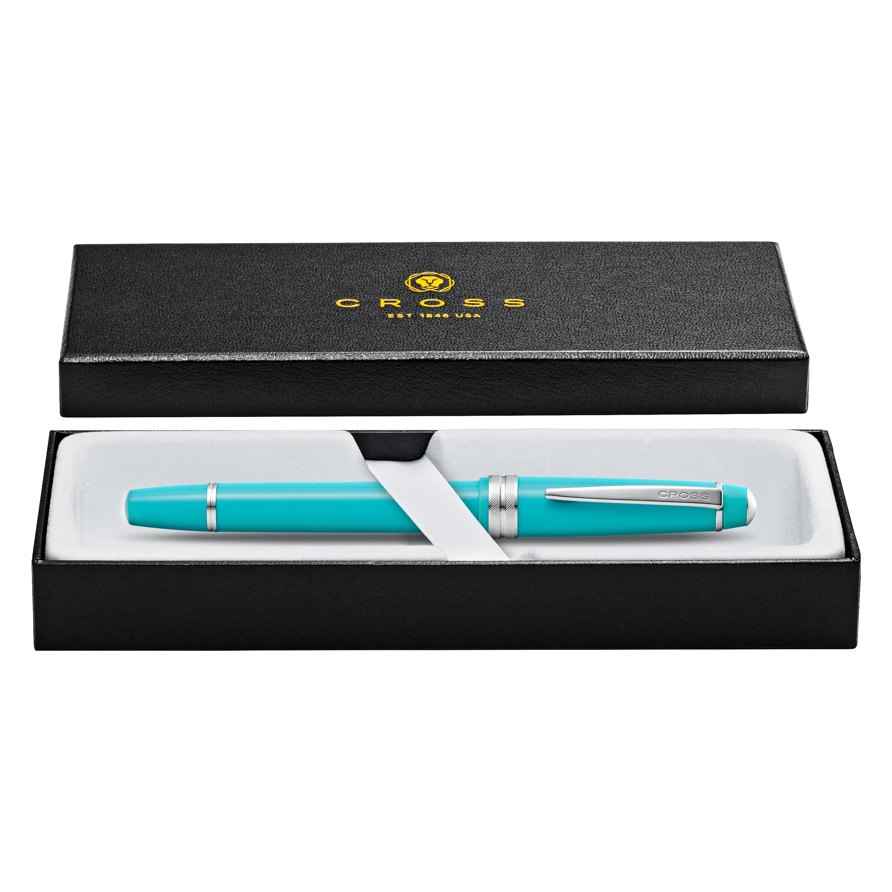 Cross Füllfederhalter Bailey Light Türkis-Lack F-Feder Geschenkbox (1x) (AT0746-6FS)