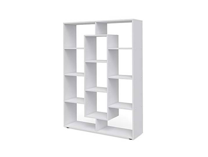 Vicco Raumteiler, Weiß 107.2 x 143 cm zur Raumtrennung und flexiblen Aufbewahrung einsetzbar