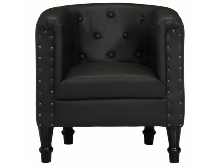 NLQMSU Stuhl Cabrio, Schwarz, echtes Leder, elegantes Design Weiches Ziegenleder, komfortable Polsterung, Beine aus massivem Mangoholz, geschwungene Linien, einfache Montage