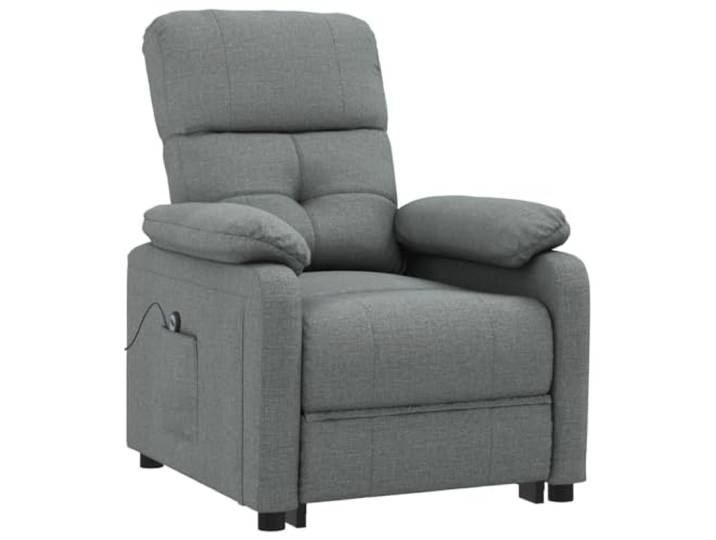 vidaXL Relaxsessel Elektrisch Dunkelgrau Stoff