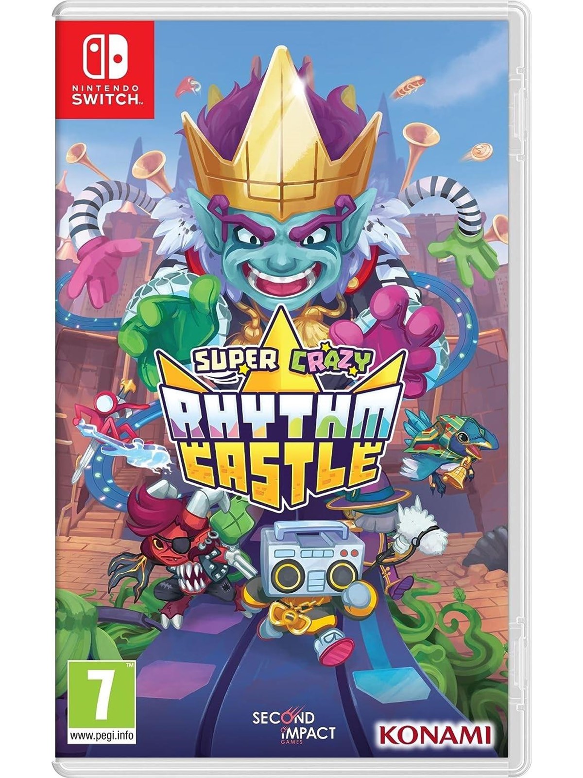 Super Crazy Rhythm Castle (Code in a Box) - Nintendo Switch - Musik - PEGI 7