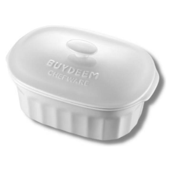 Buydeem Ceramiczne naczynie do parowaru 2L, model CT1005, kolor White (Keramik) (CT1005)
